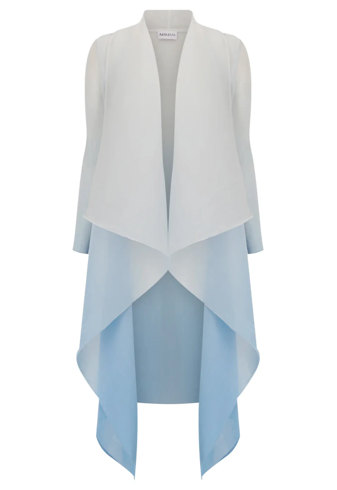 Alquema Long Collare Coat - ICE BLUE