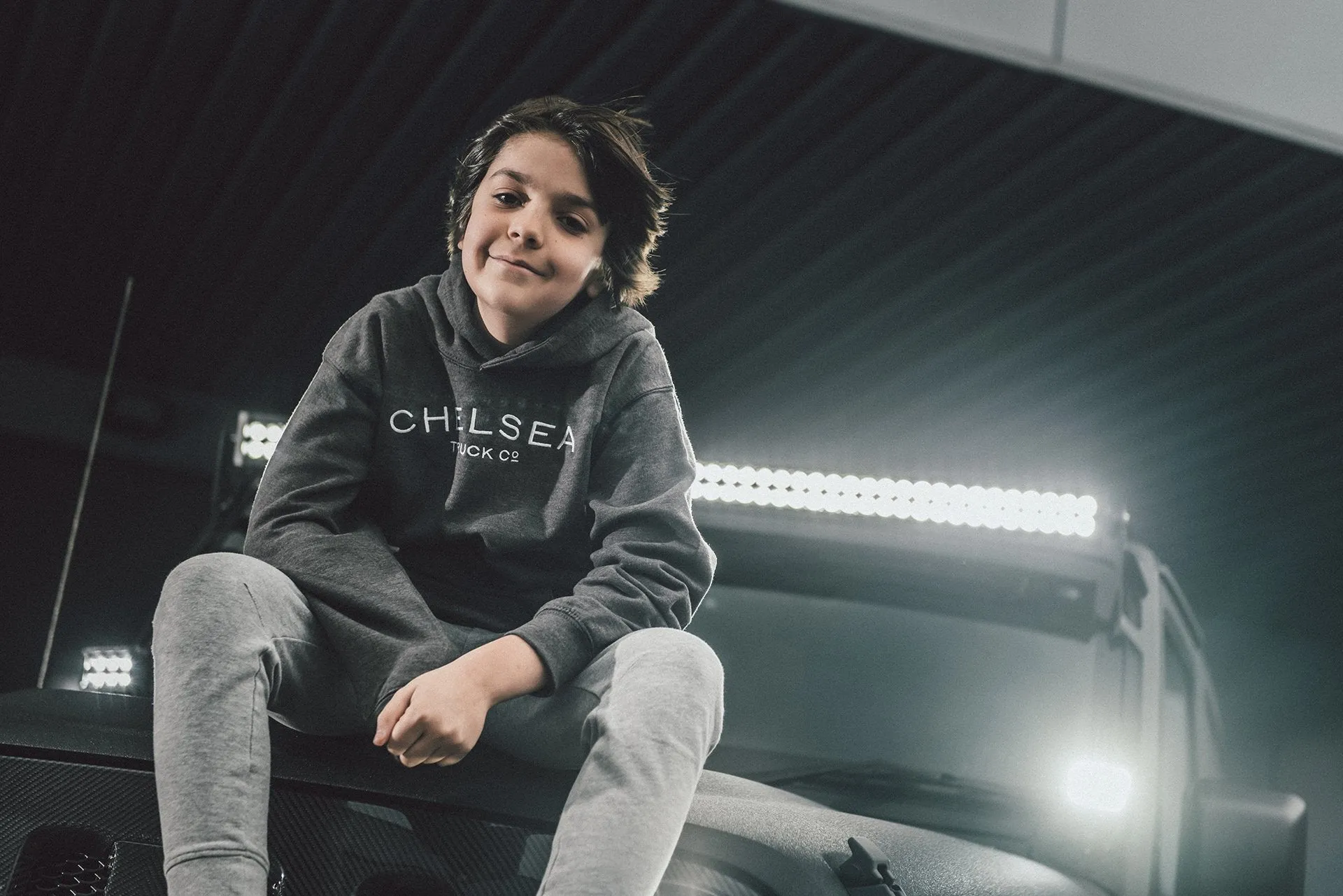 Chelsea Truck Co Charcoal Grey Hoodie