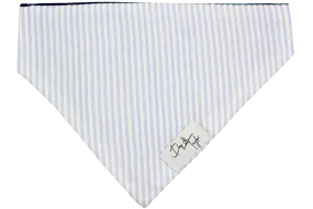 Eros Blue Stripes Dog Bandana