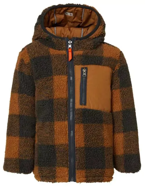 MISFIT ITEM - The Ward REVERSIBLE Puffer/Sherpa Jacket - Chipmunk - KIDS // Size 9-10 years