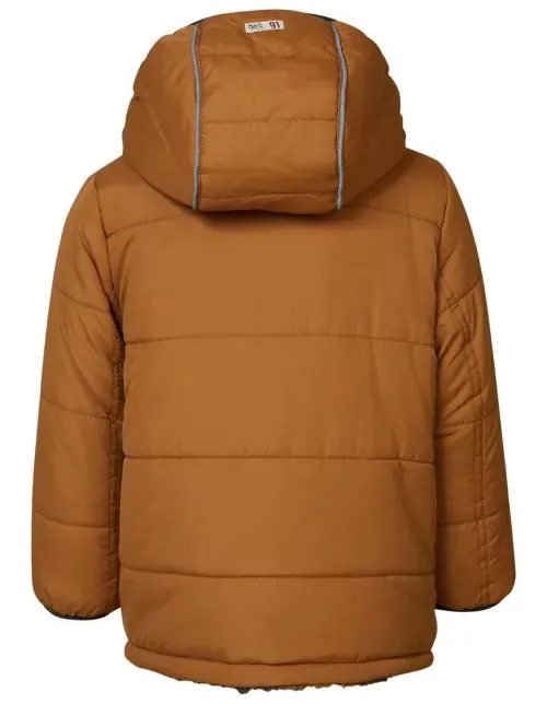 MISFIT ITEM - The Ward REVERSIBLE Puffer/Sherpa Jacket - Chipmunk - KIDS // Size 9-10 years