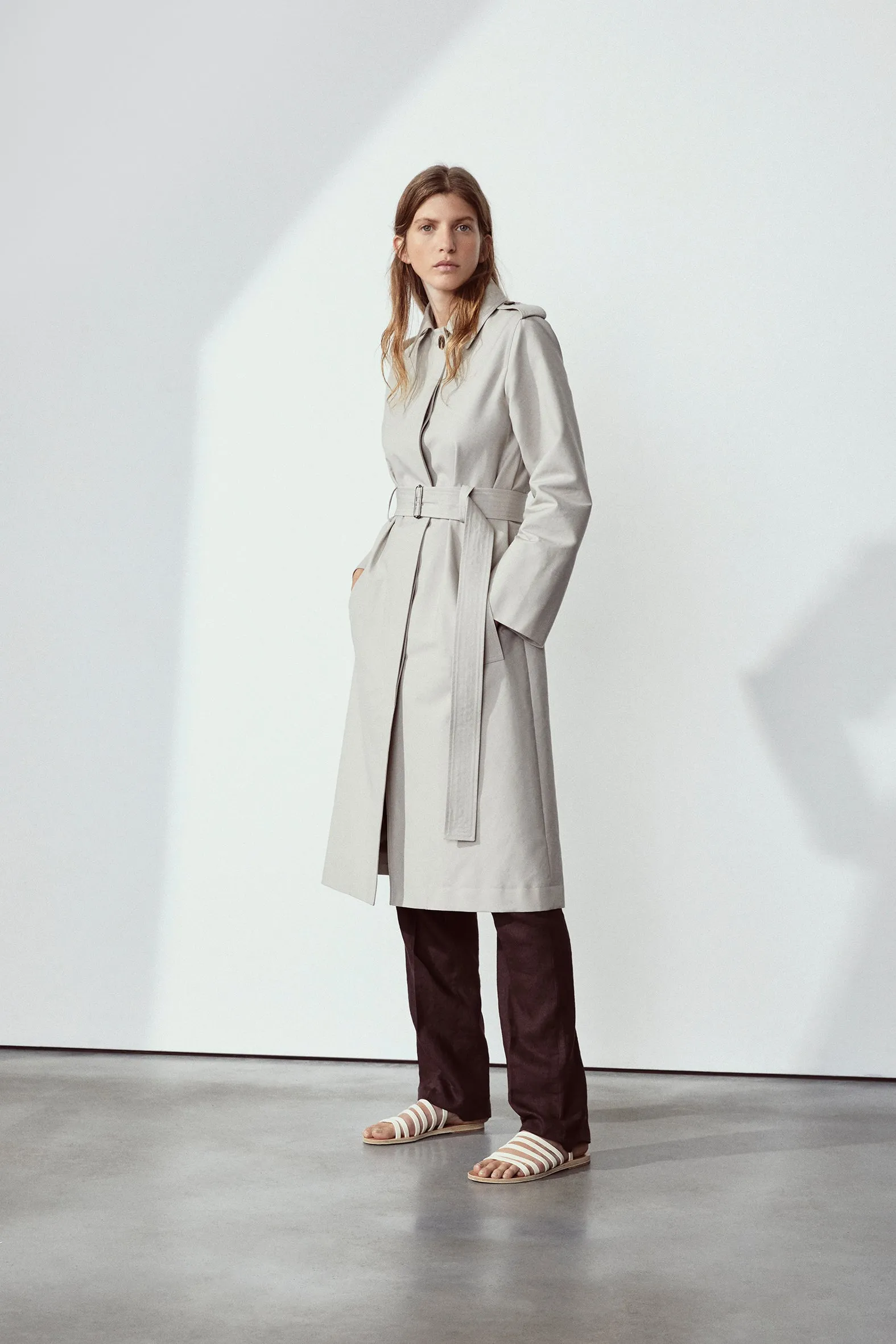 Stone Abby Trench Coat