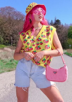 Sweetie Pie Knitted Sweater Vest