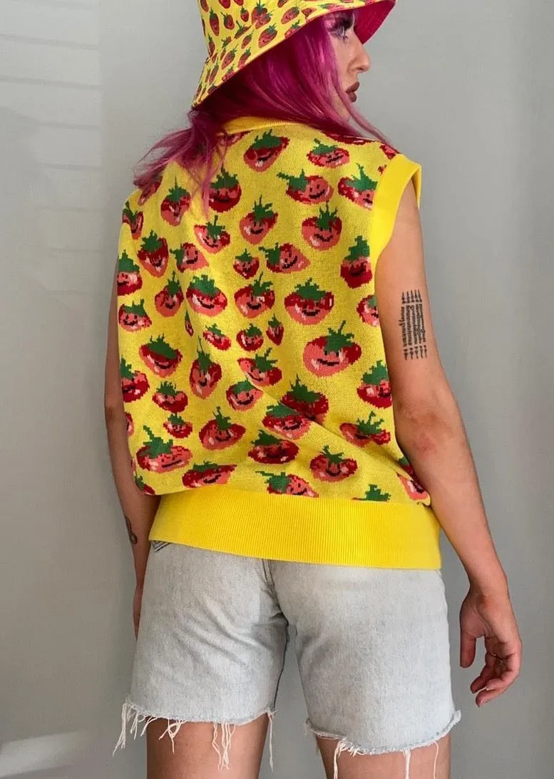 Sweetie Pie Knitted Sweater Vest