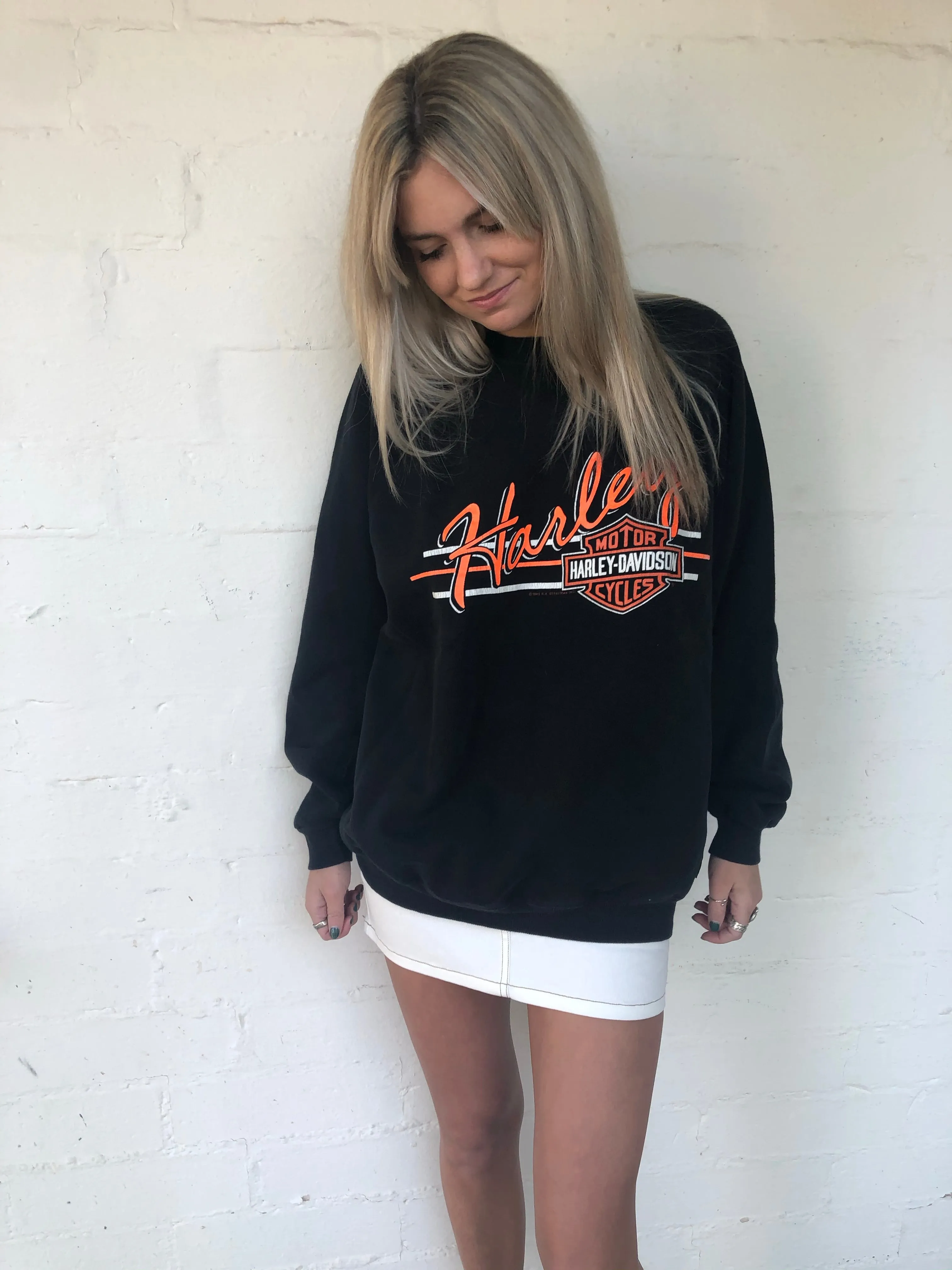 Vintage Oversized Harley Sweater