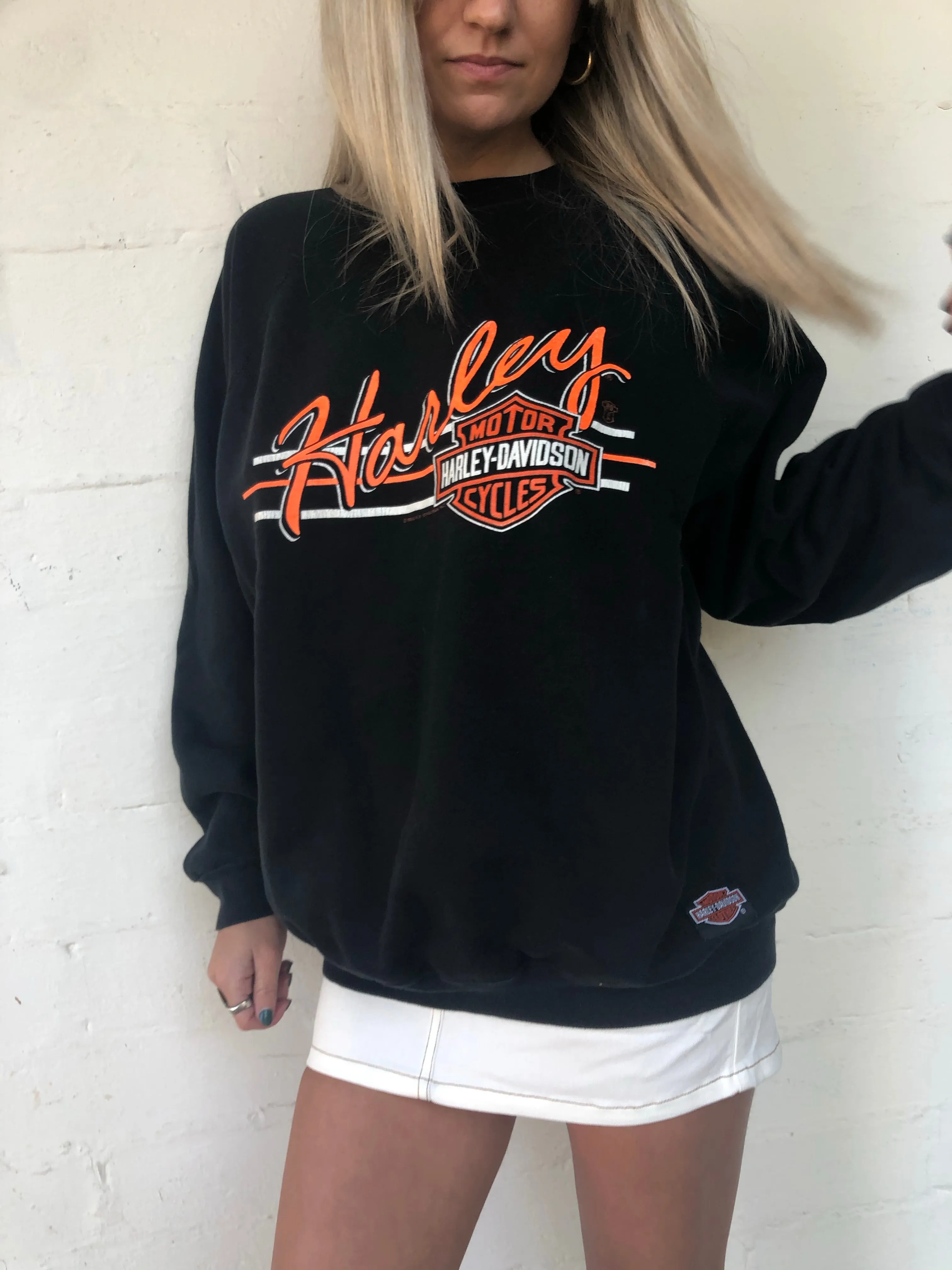 Vintage Oversized Harley Sweater