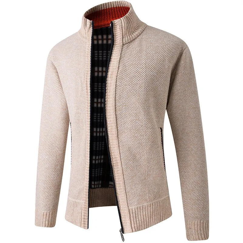 Winter Autumn Casual Baseball Collar Trench Coat Cardigan