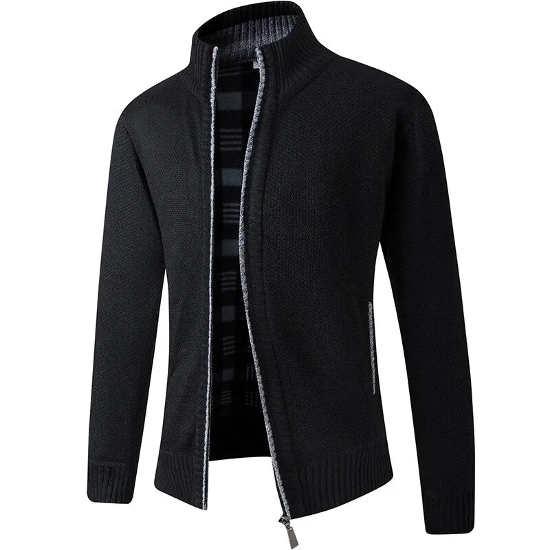 Winter Autumn Casual Baseball Collar Trench Coat Cardigan